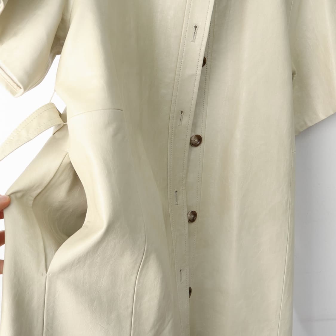 66/새상품 VOV 인조가죽 원피스 자켓 상품이미지6