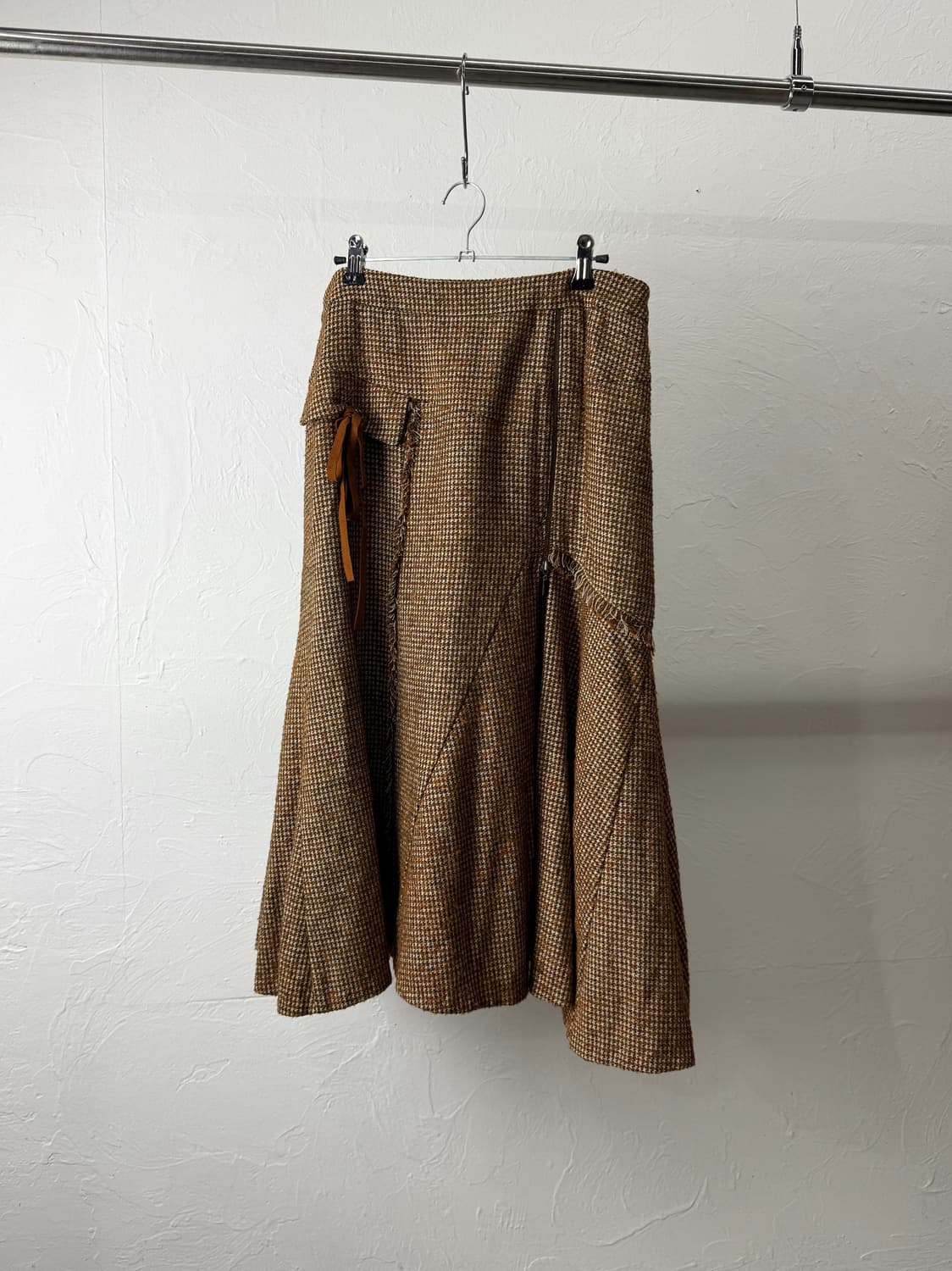 빈티지 절개 울 스커트 상품이미지1