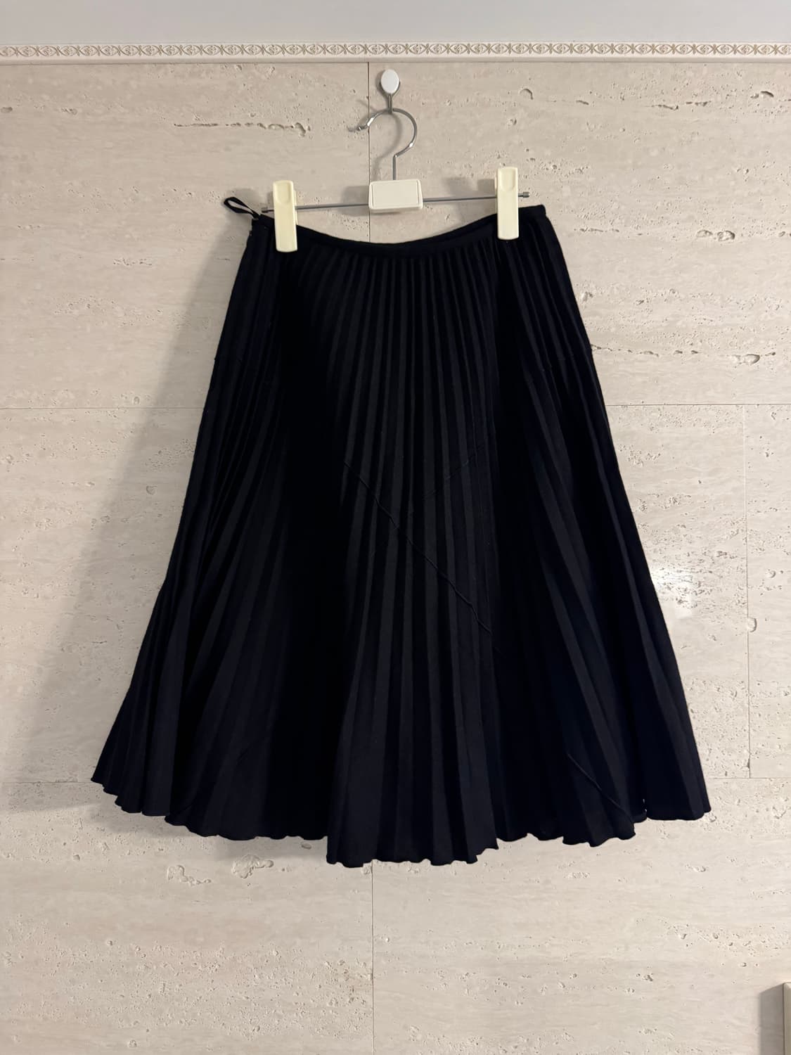 Vintage pleats midi skirt 상품이미지1