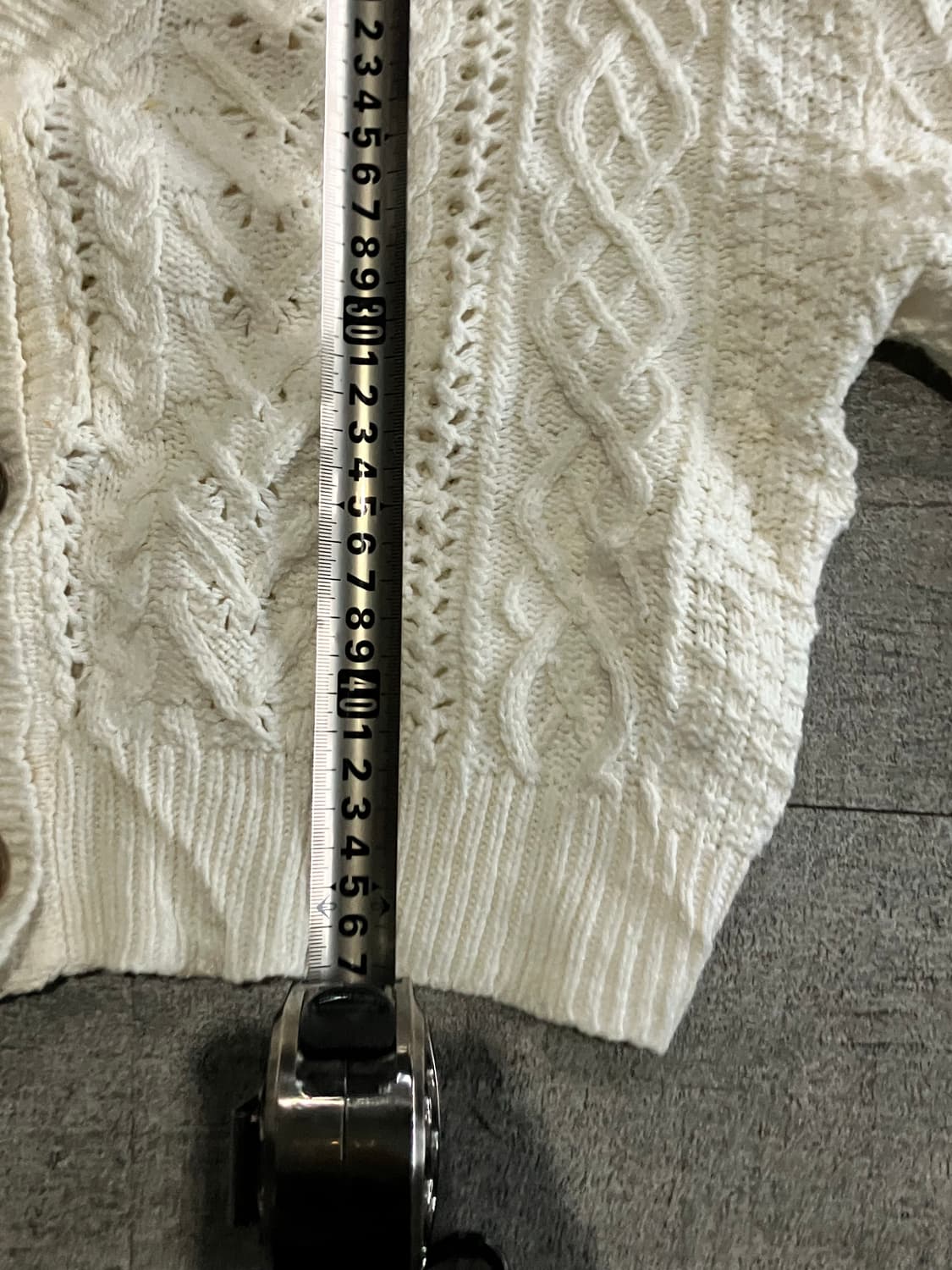 일본빈티지 Oneway 하구미모리걸 달천깔페어리 크롭 니트가디건 상품이미지3