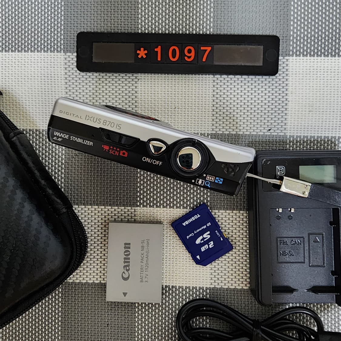 캐논 익서스 870 IS 실버바디 디지털카메라 파우치포함 상품이미지3