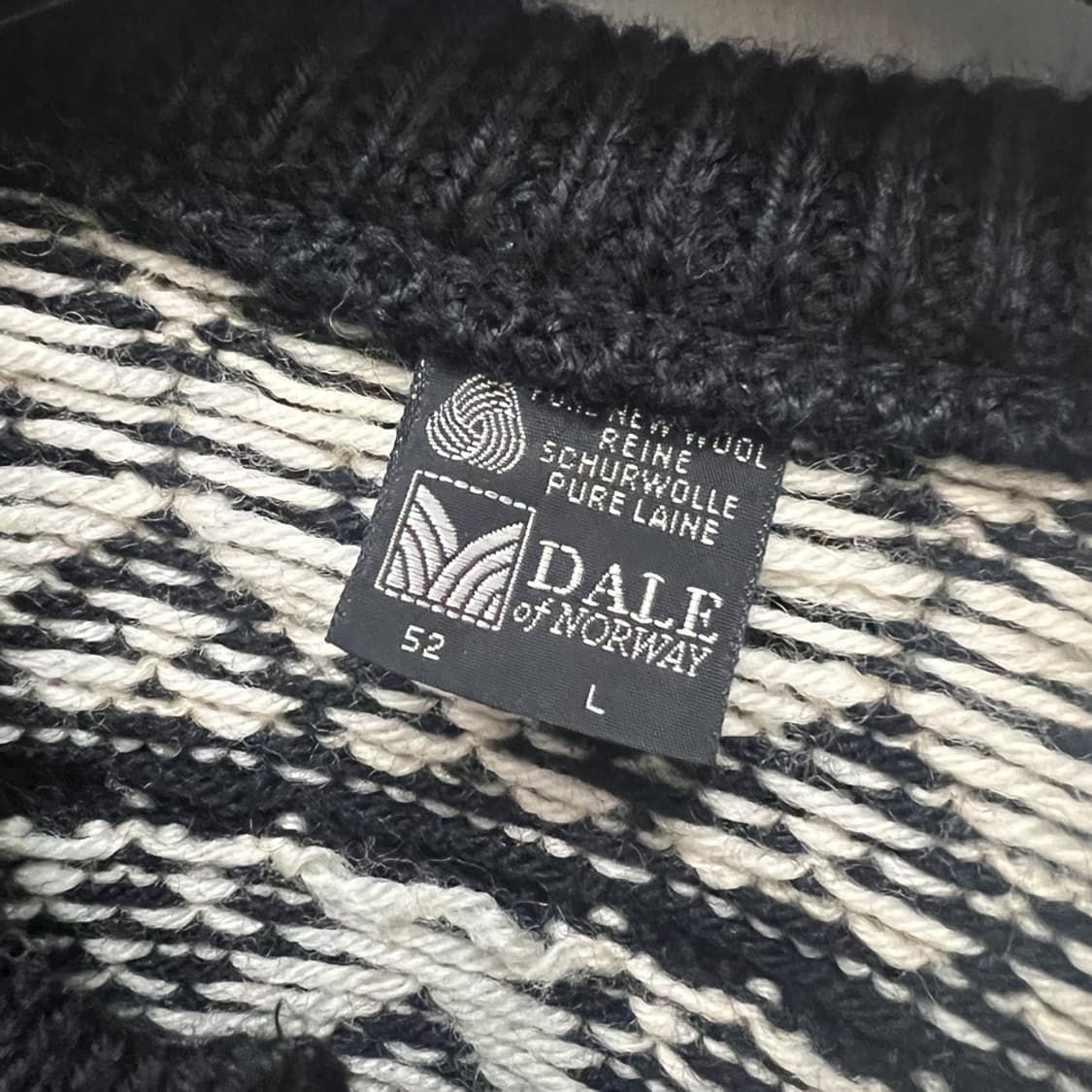 데일 오브 노르웨이 노르딕 울 스웨터 가디건 52 L 상품이미지4