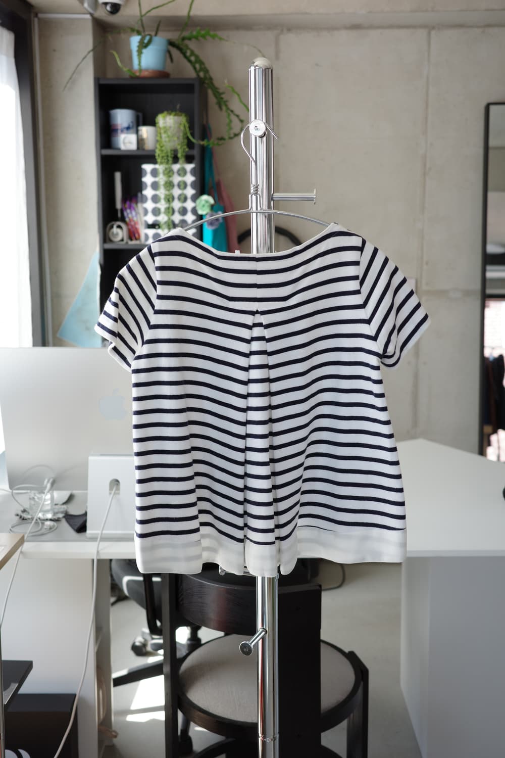 사카이 럭 15ss 스트라이프 크롭 티셔츠 상품이미지2