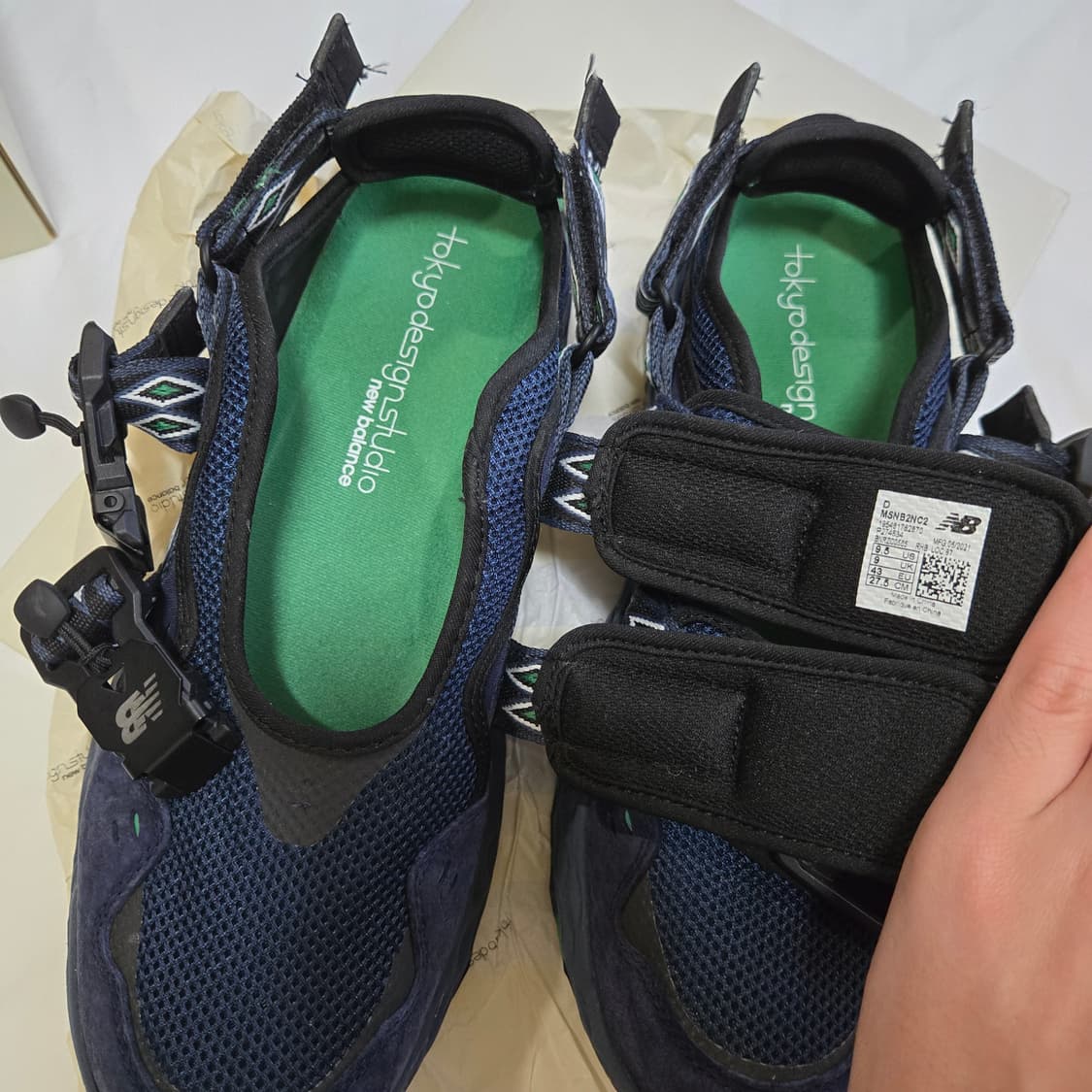 뉴발란스 도쿄 디자인 스튜디오 니오븀 컨셉트2 내츄럴 인디고 상품이미지2