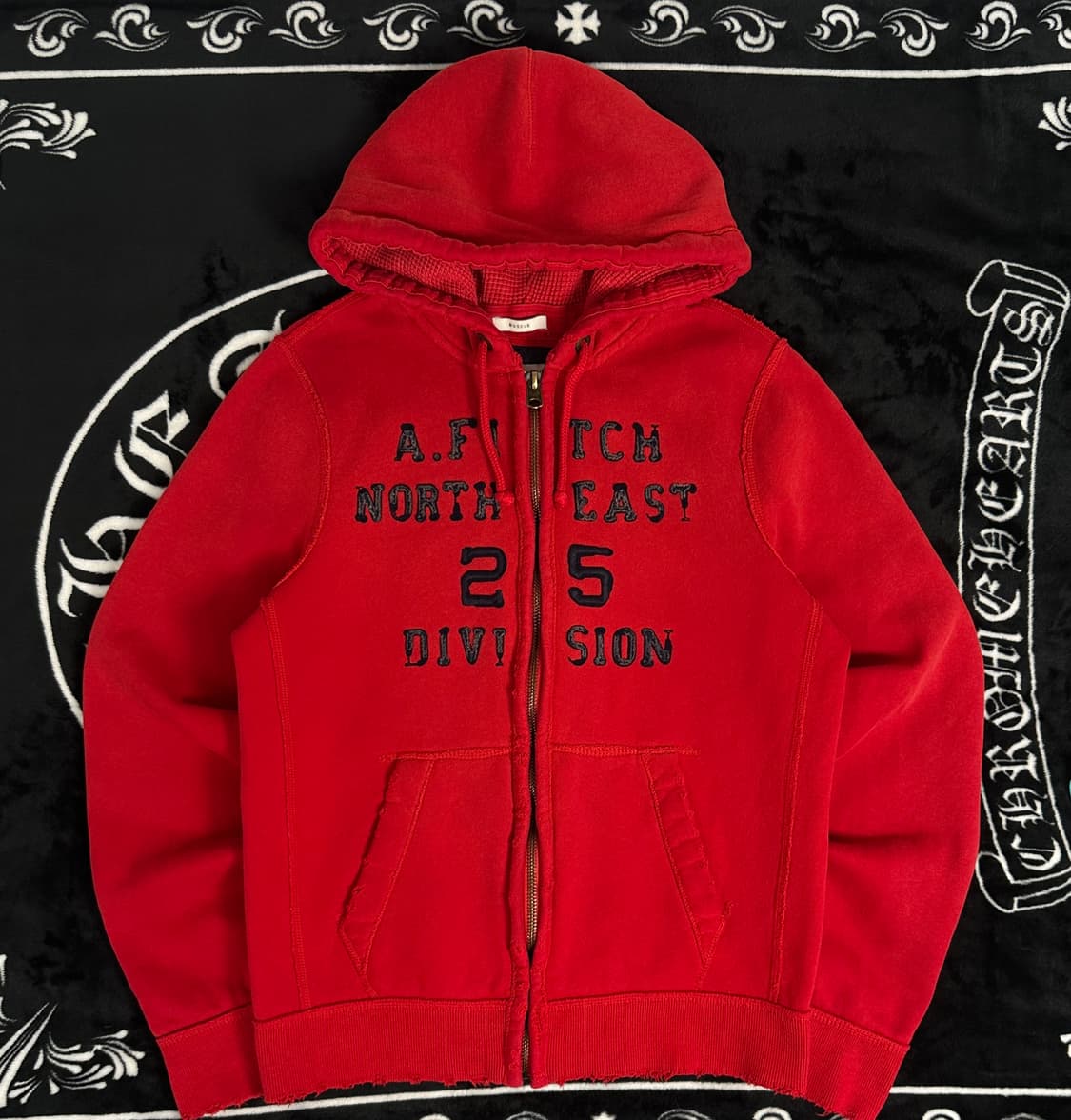 아베크롬비 데미지 스펠아웃 로고 후집(xl) 상품이미지1