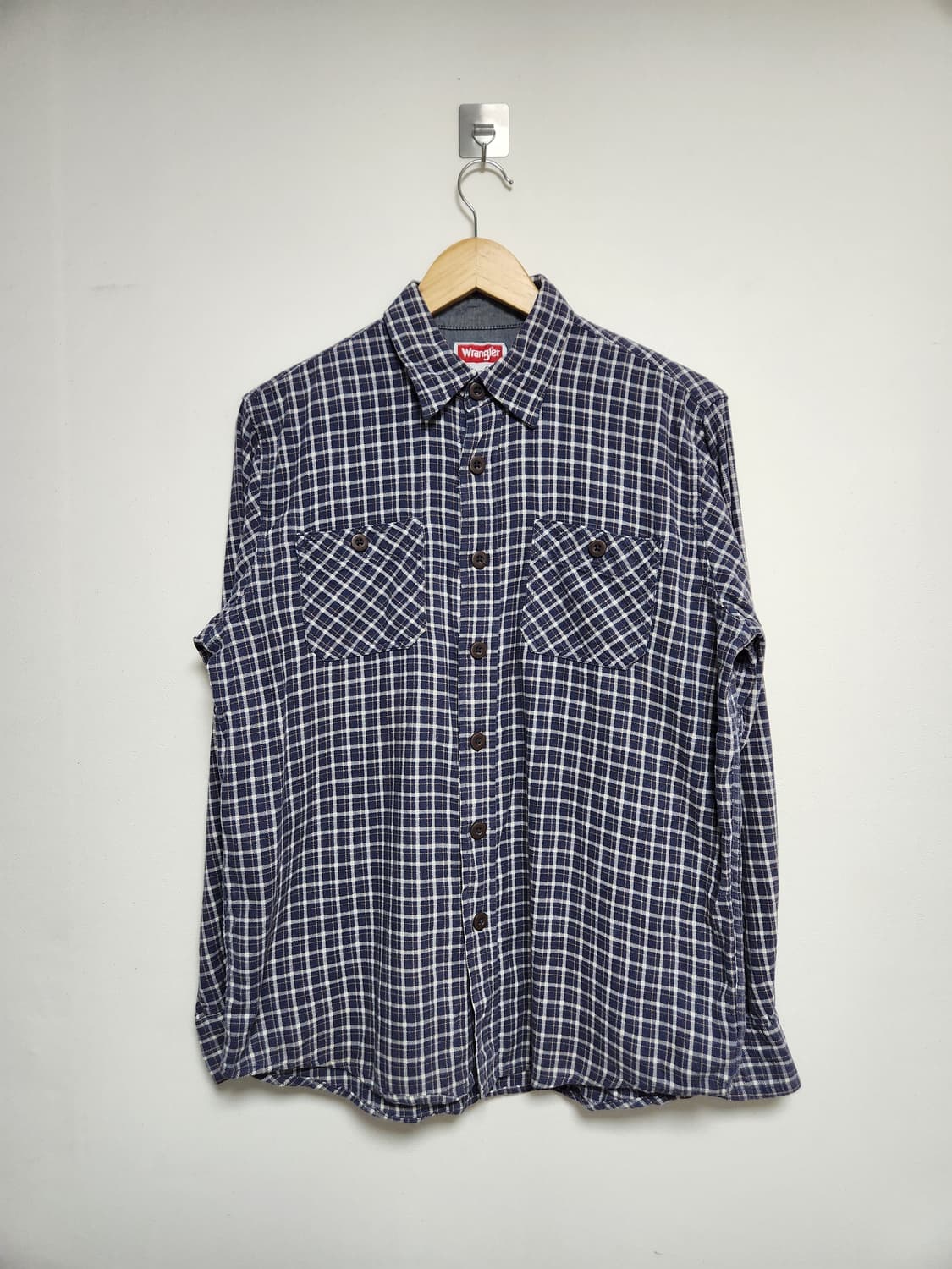 랭글러Wrangler 플란넬 셔츠 M - S142 상품이미지1