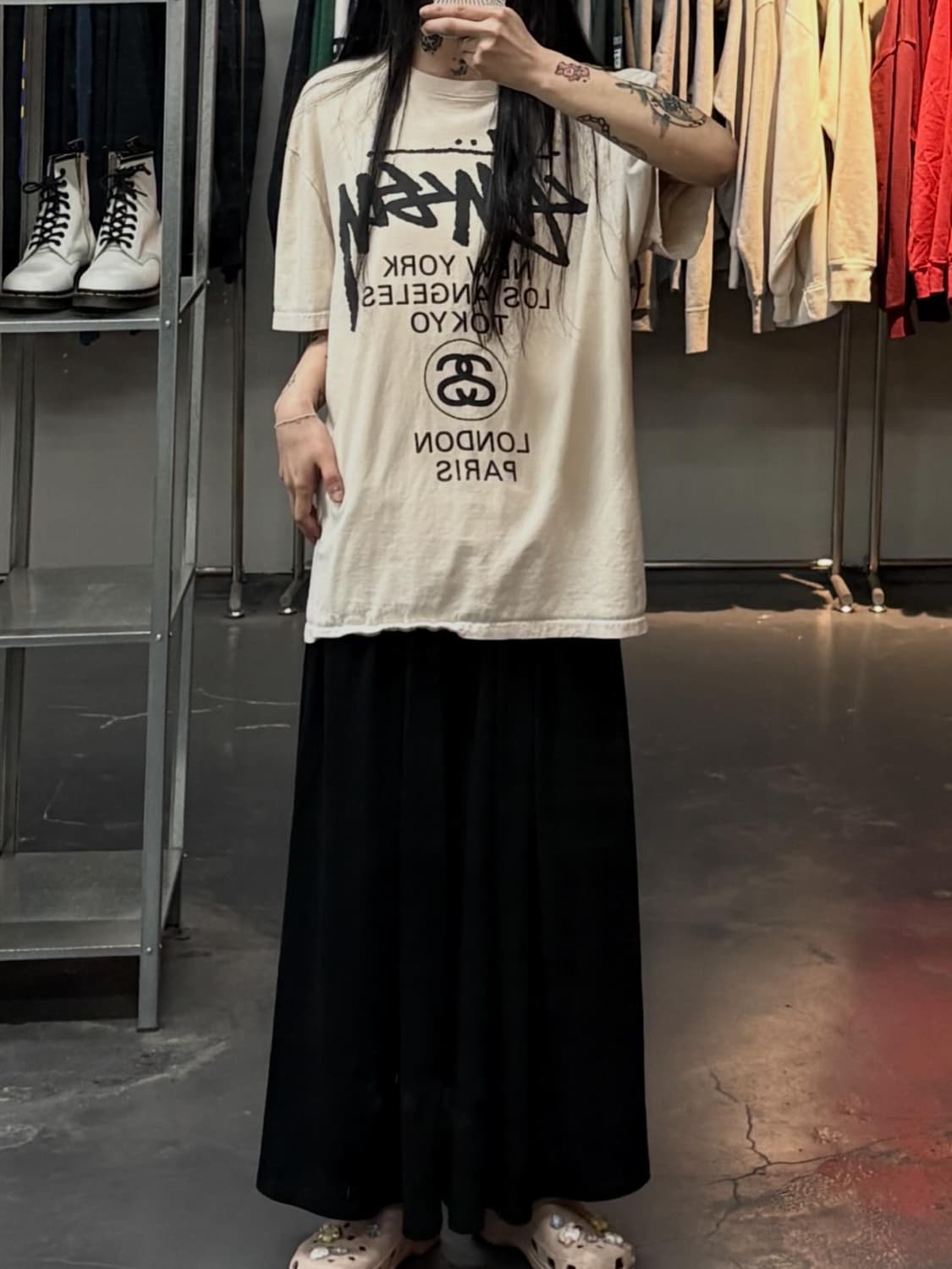 스투시 월드투어 로고 반팔 A3791 상품이미지1