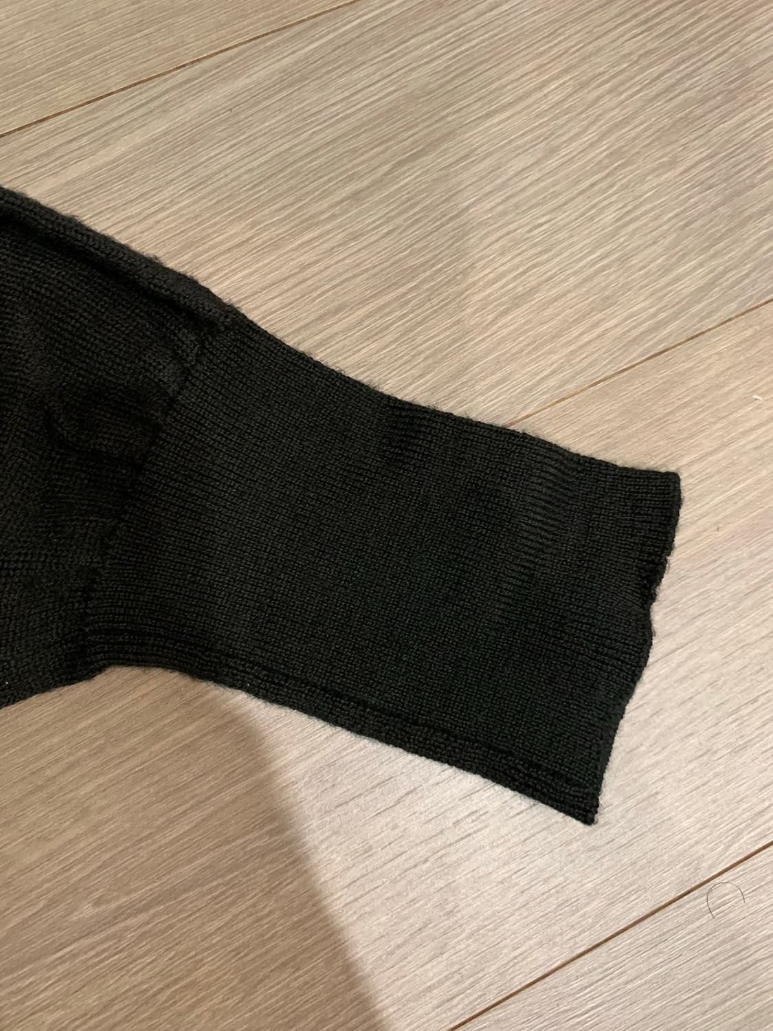 볼란테 VOLANTE 남성 울 카라니트 블랙 상품이미지6