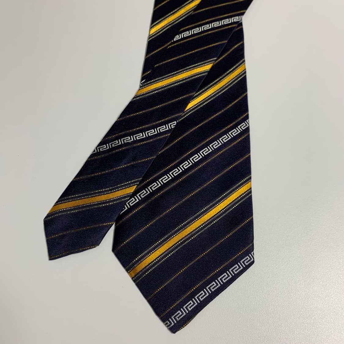 베르사체(VERSACE) 명품넥타이 스트라이프 신형라벨 A+ 최상급 상품이미지4