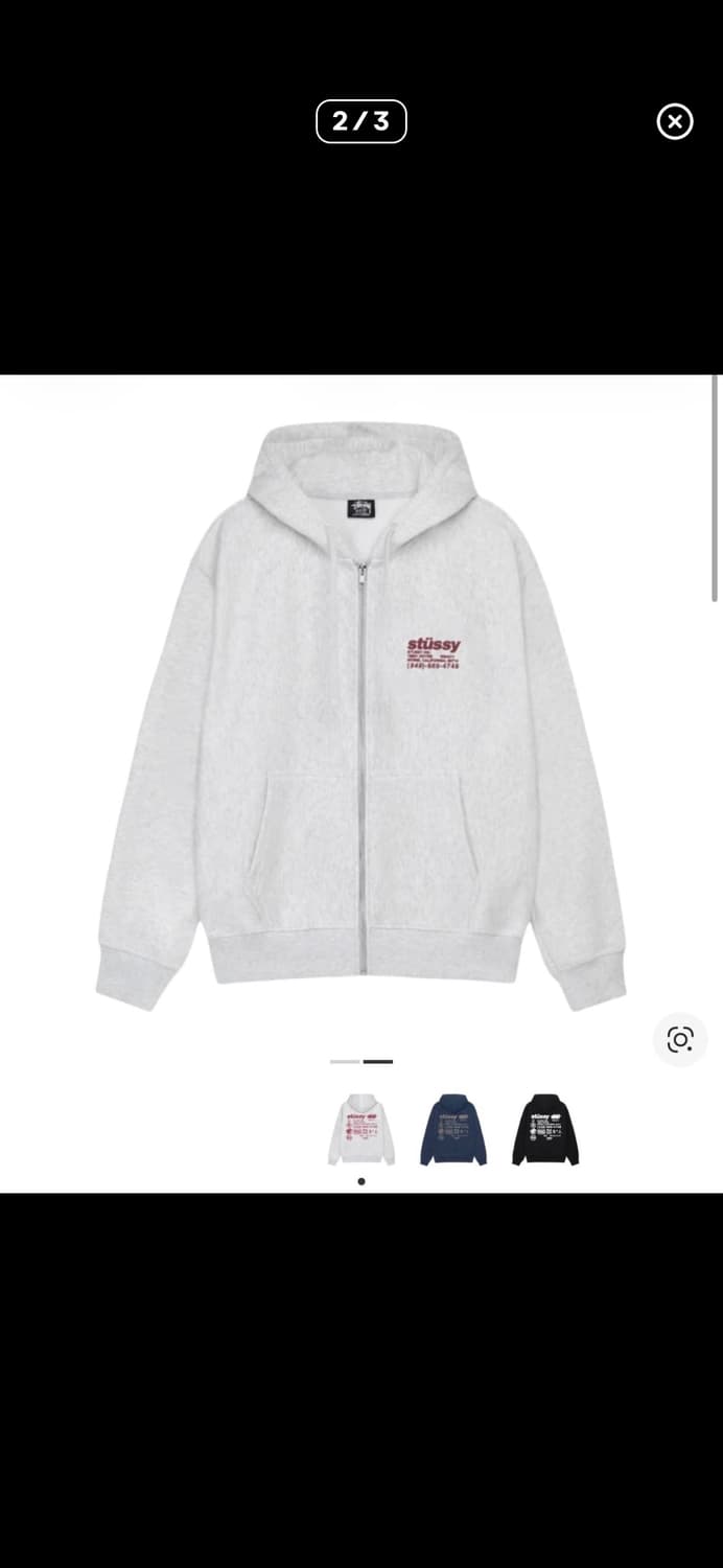 스투시 dna 후드집업 상품이미지2