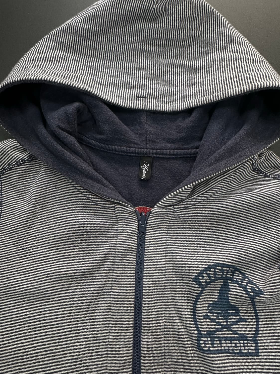 히스테릭글래머 히스걸 리버시블 스트라이프 후드집업 상품이미지10