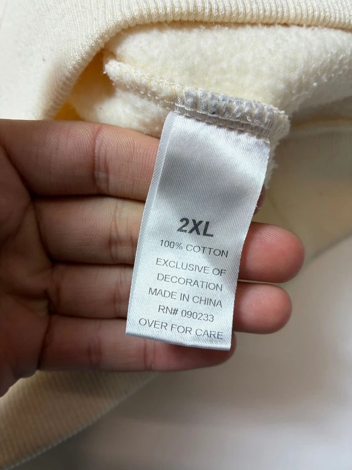 에센셜 피어오브갓 로고 시그니처 오버 맨투맨 PN9140 상품이미지10