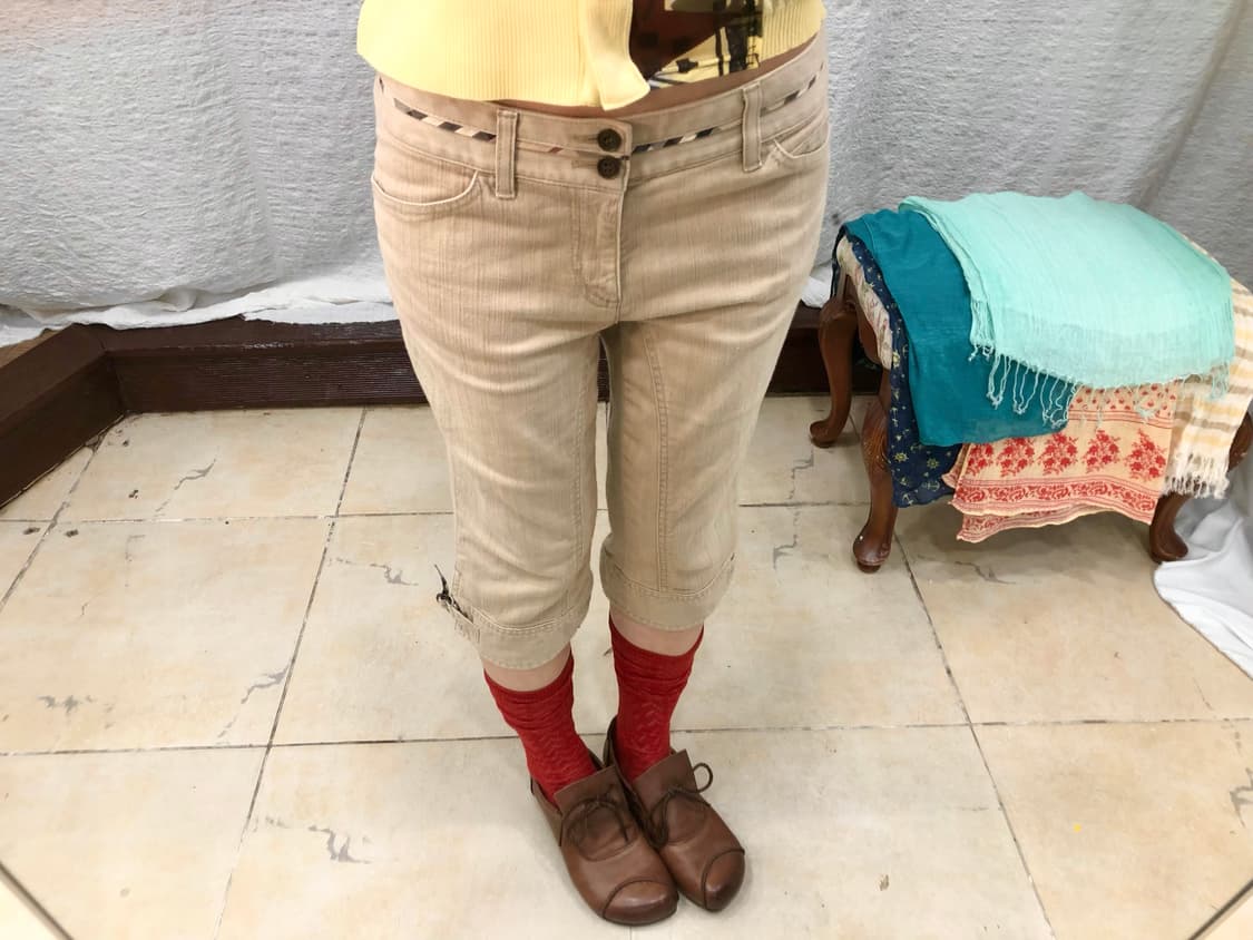 buberry beige capri pants 상품이미지1