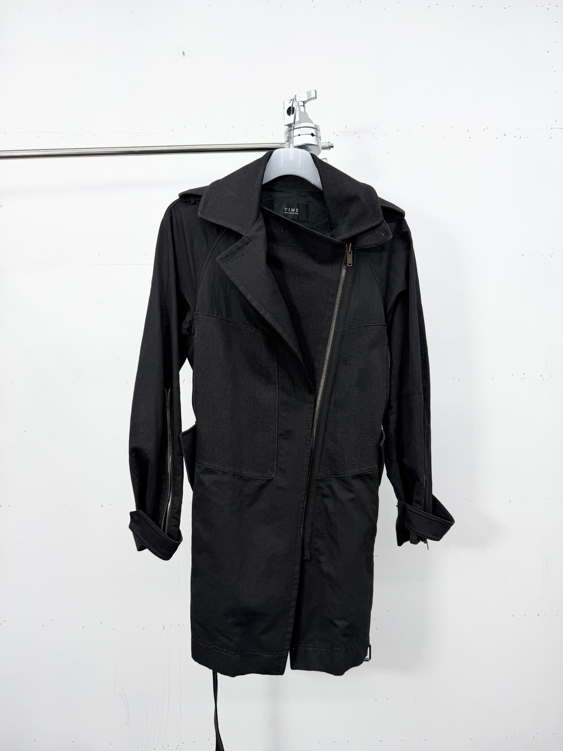 Time transform zip trench coat 상품이미지7