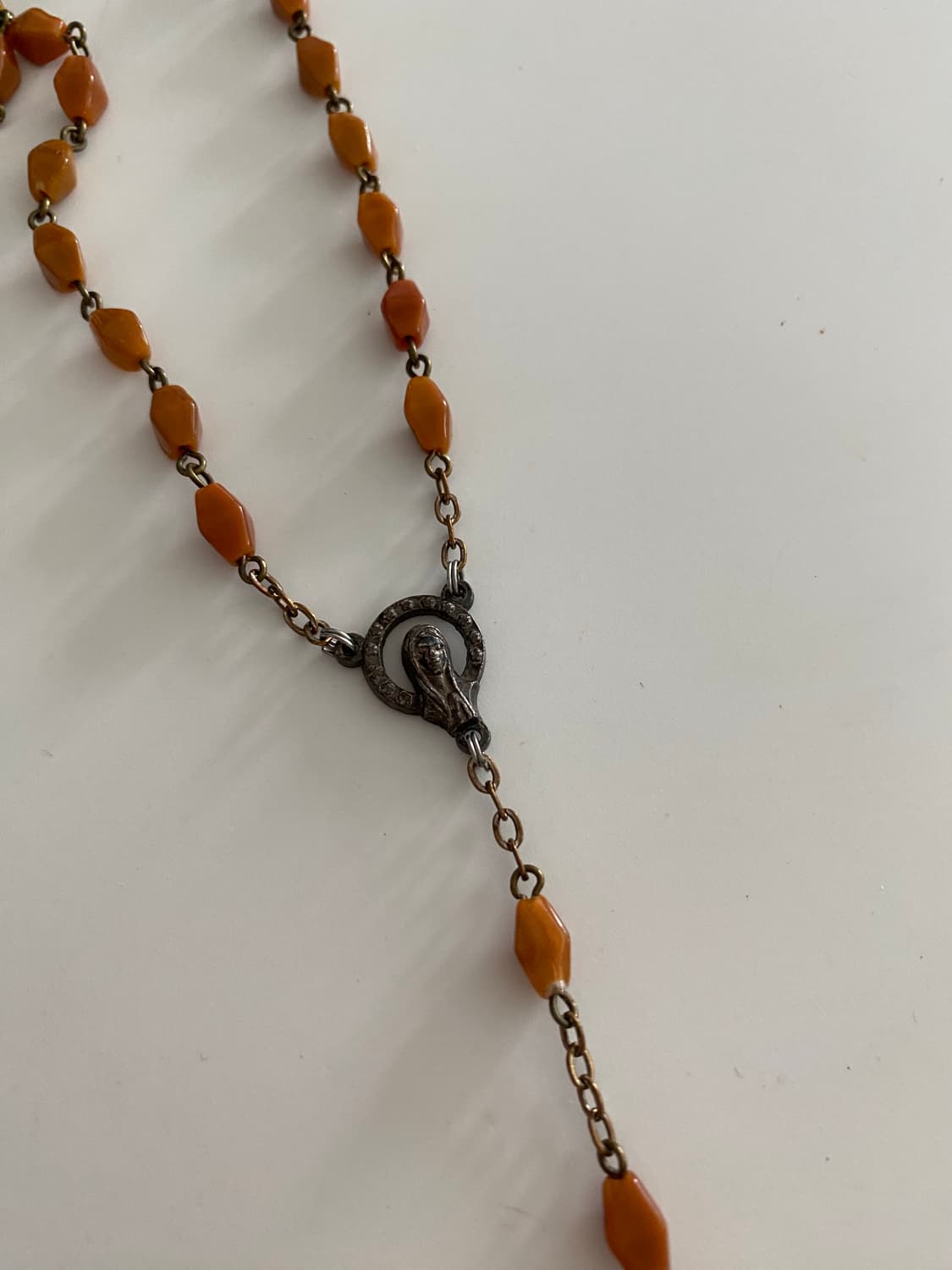 이태리 빈티지 묵주 목걸이 inri 앤틱 상품이미지8