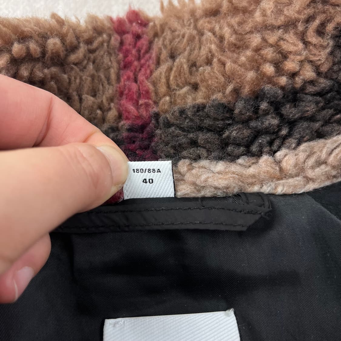 100 버버리 21FW 노바체크 캐시미어 양털 플리스 자켓 상품이미지6