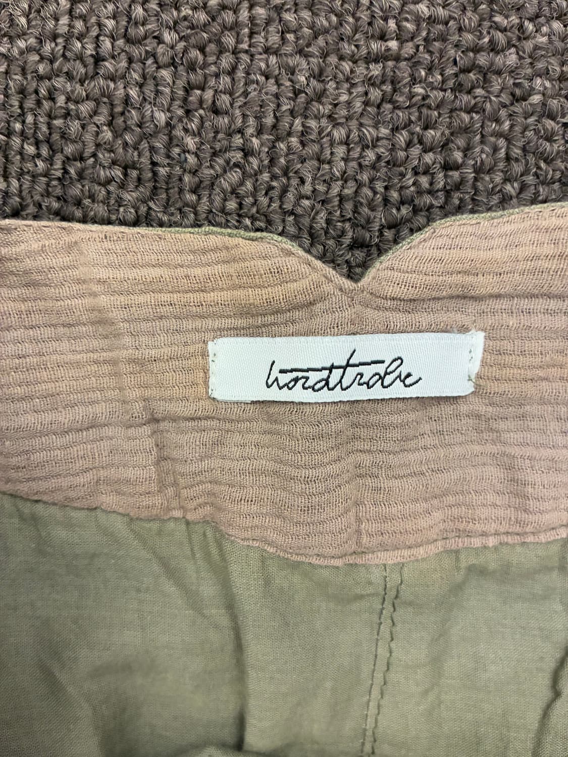 OS)wardrobe 빈티지 여성 꽃 펀칭 디테일 롱 스커트 상품이미지6