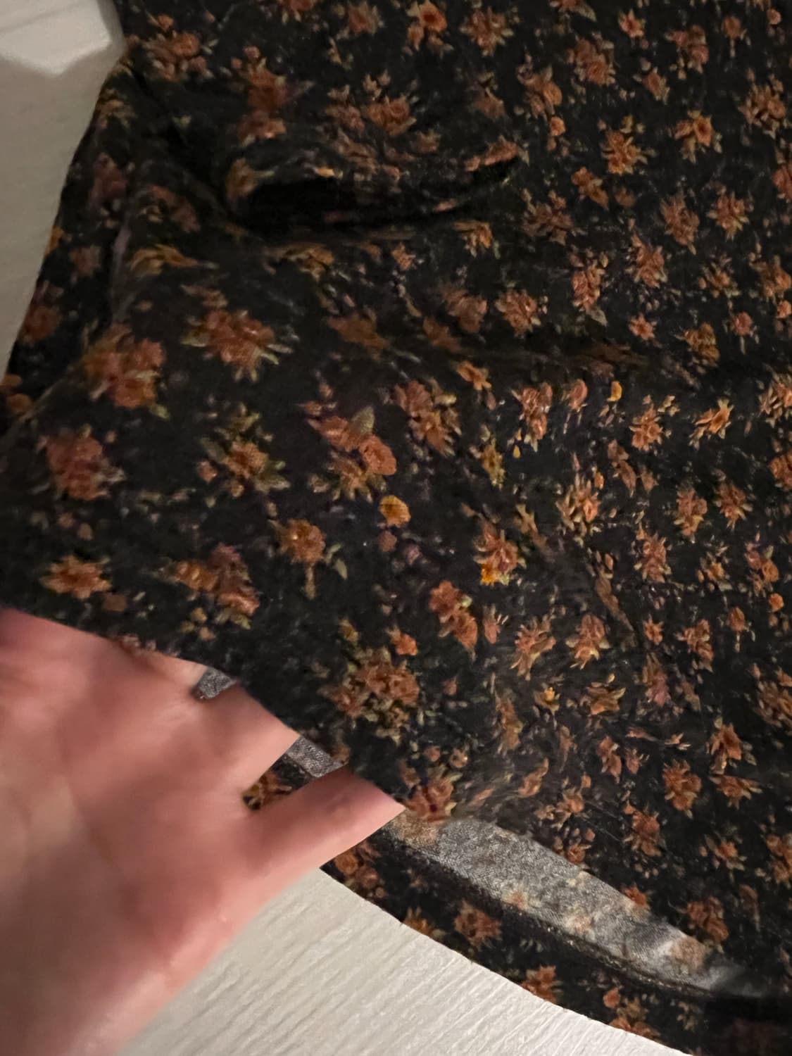 빈티지 플라워 이너 긴팔티 하구미 모리걸룩 상품이미지6