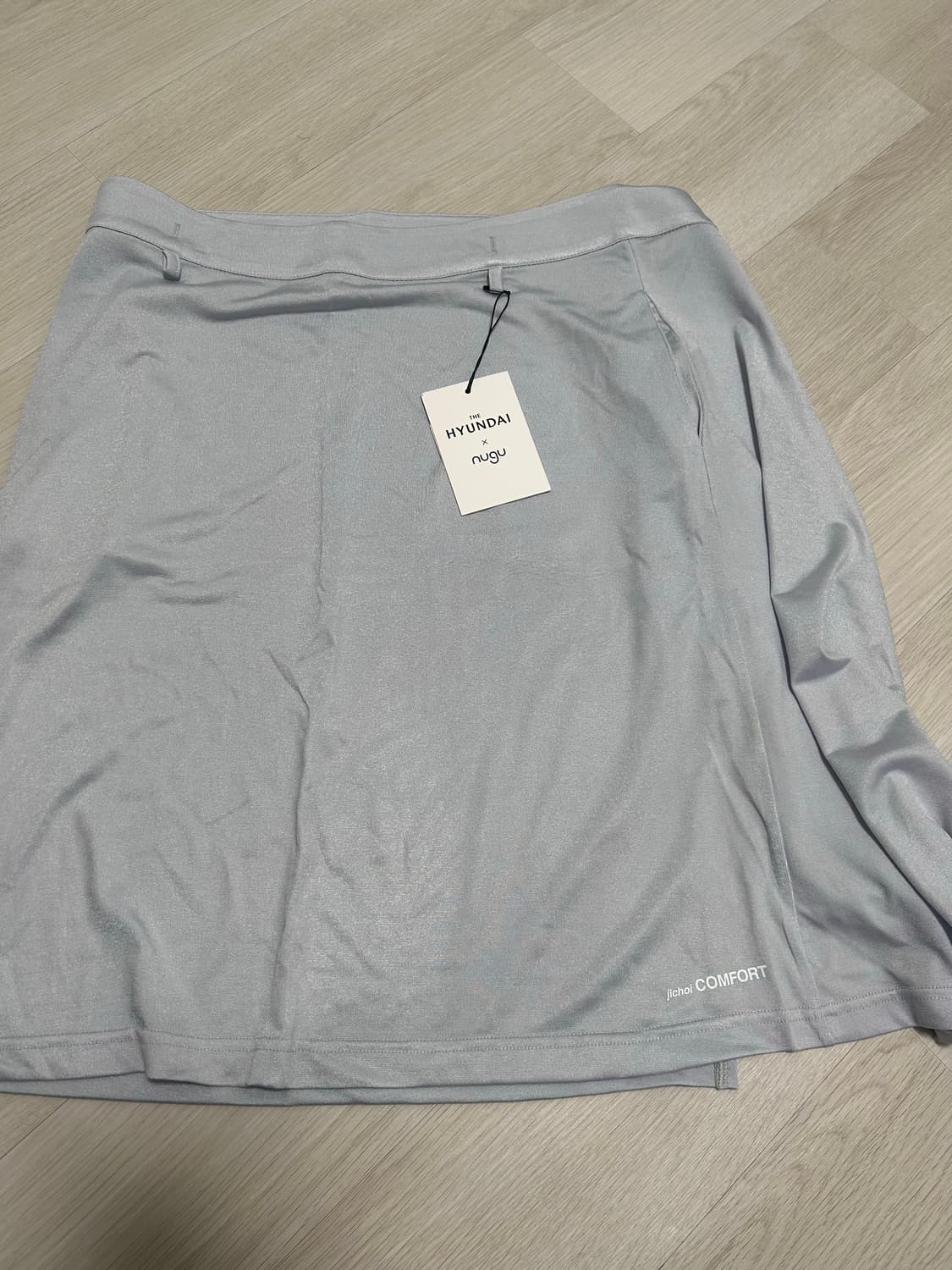 지초이 컴포트 23-005 wrap skirt(pearl blue) 상품이미지2