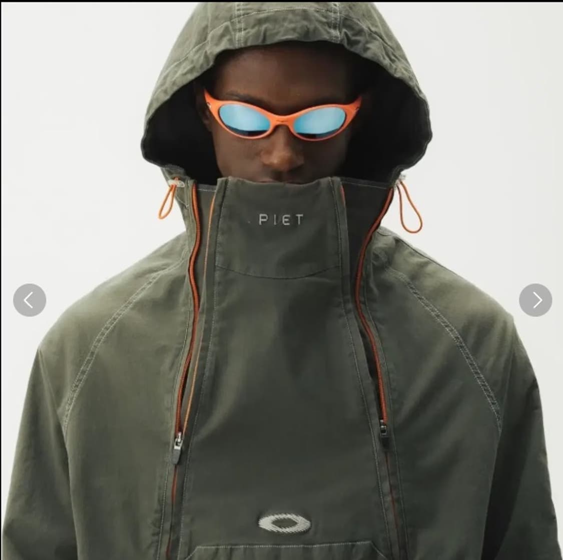 [M]오클리 x 피에트 스태틱 윈드브레이커 자켓 올리브 상품이미지1