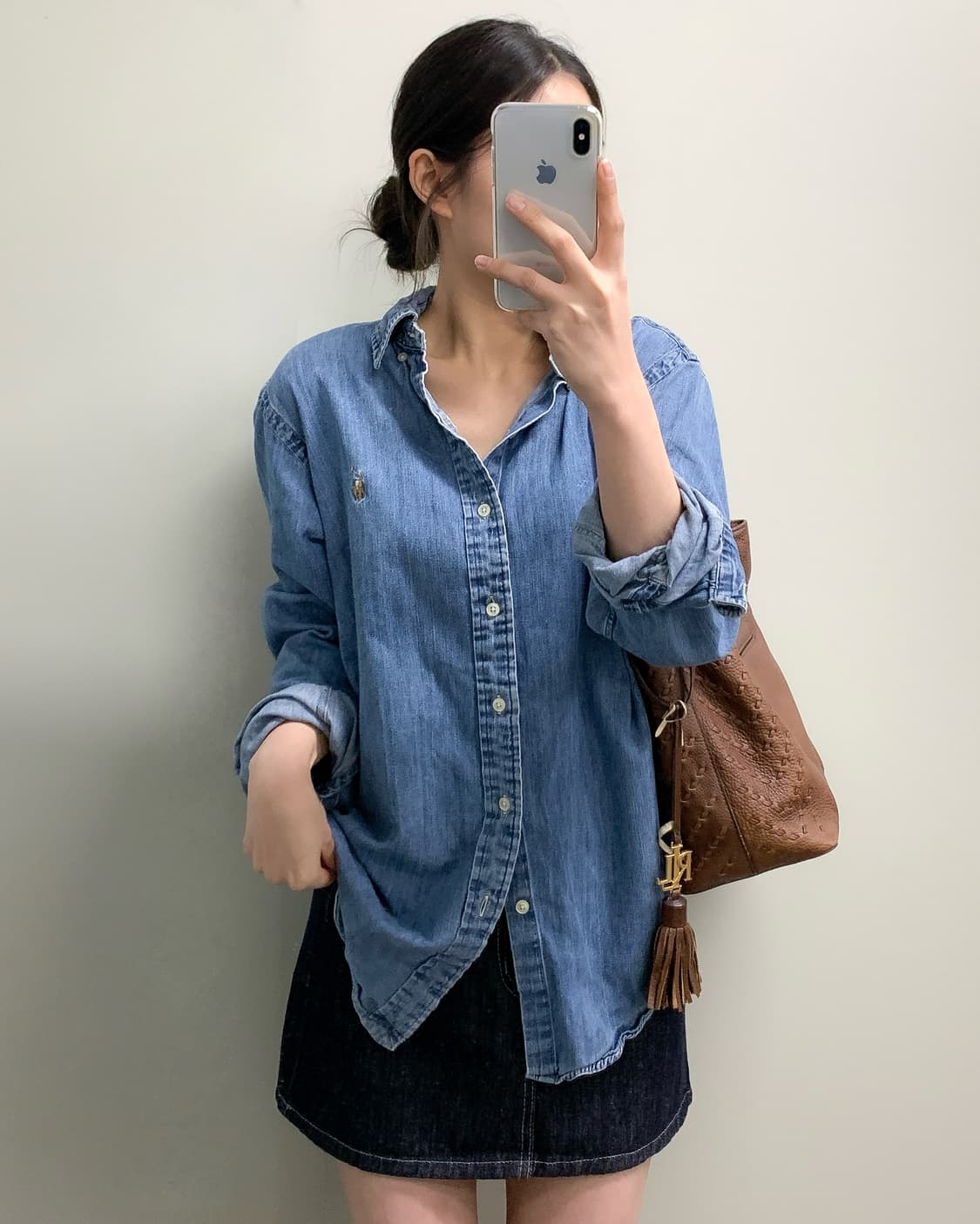 폴로 데님 셔츠  상품이미지2