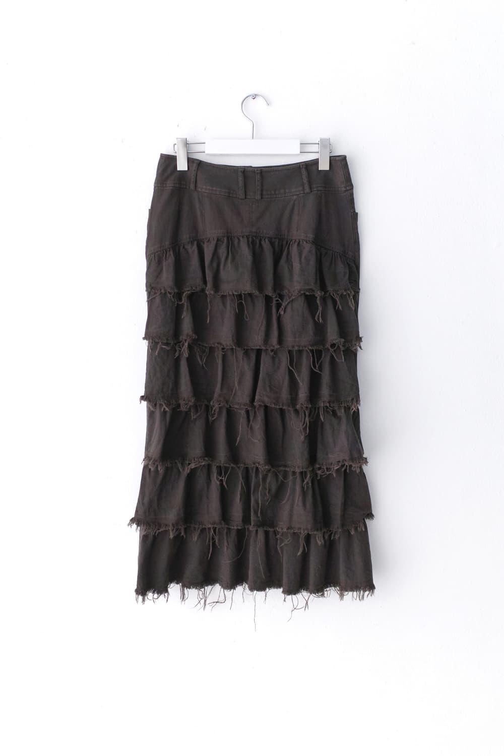 prime) frill long damage skirt 상품이미지1
