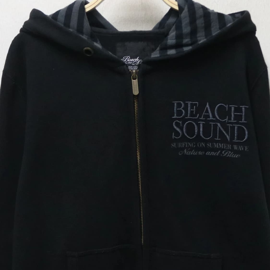 BEACH SOUND 자수 포인트 후드집업 63563 상품이미지3
