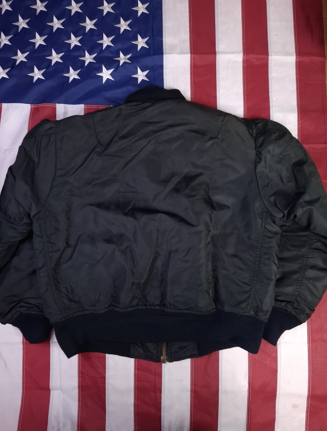80's 밀리터리 민수용 미공군 MA-1 항공자켓 상품이미지6