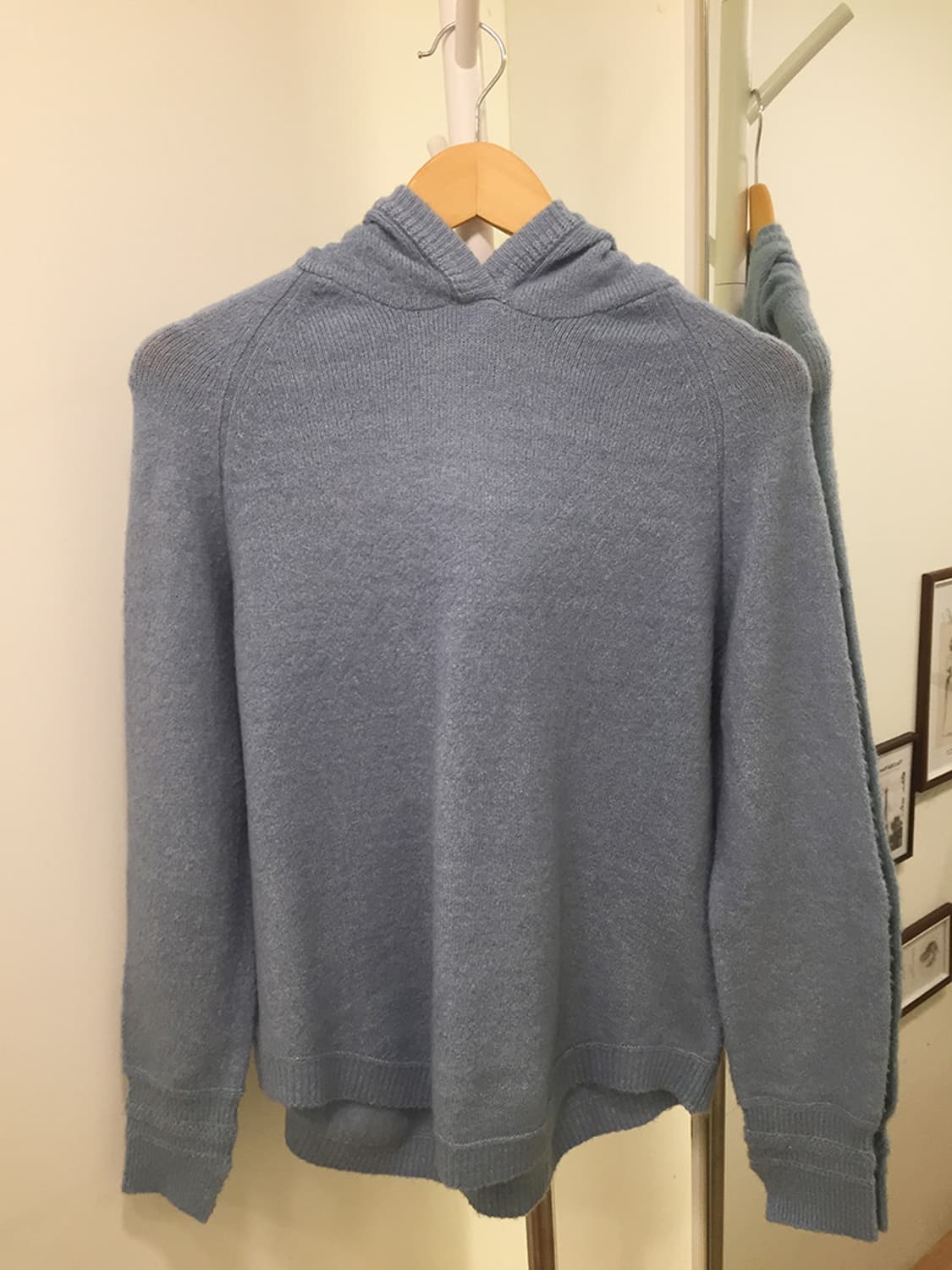 여성 빈티지 니트 후드 100 상품이미지2