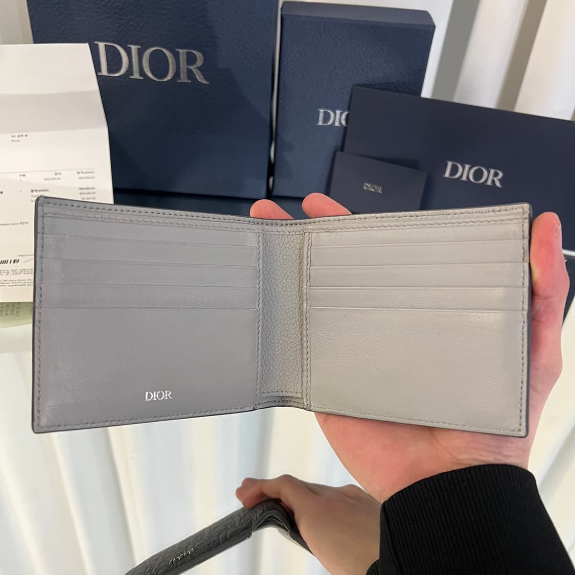 [풀구성] 디올 그라데이션 그래피티 반지갑  상품이미지3