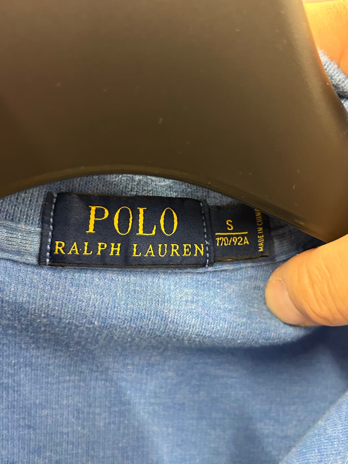 폴로 POLO 랄프로렌 블루 하프집업 상품이미지7