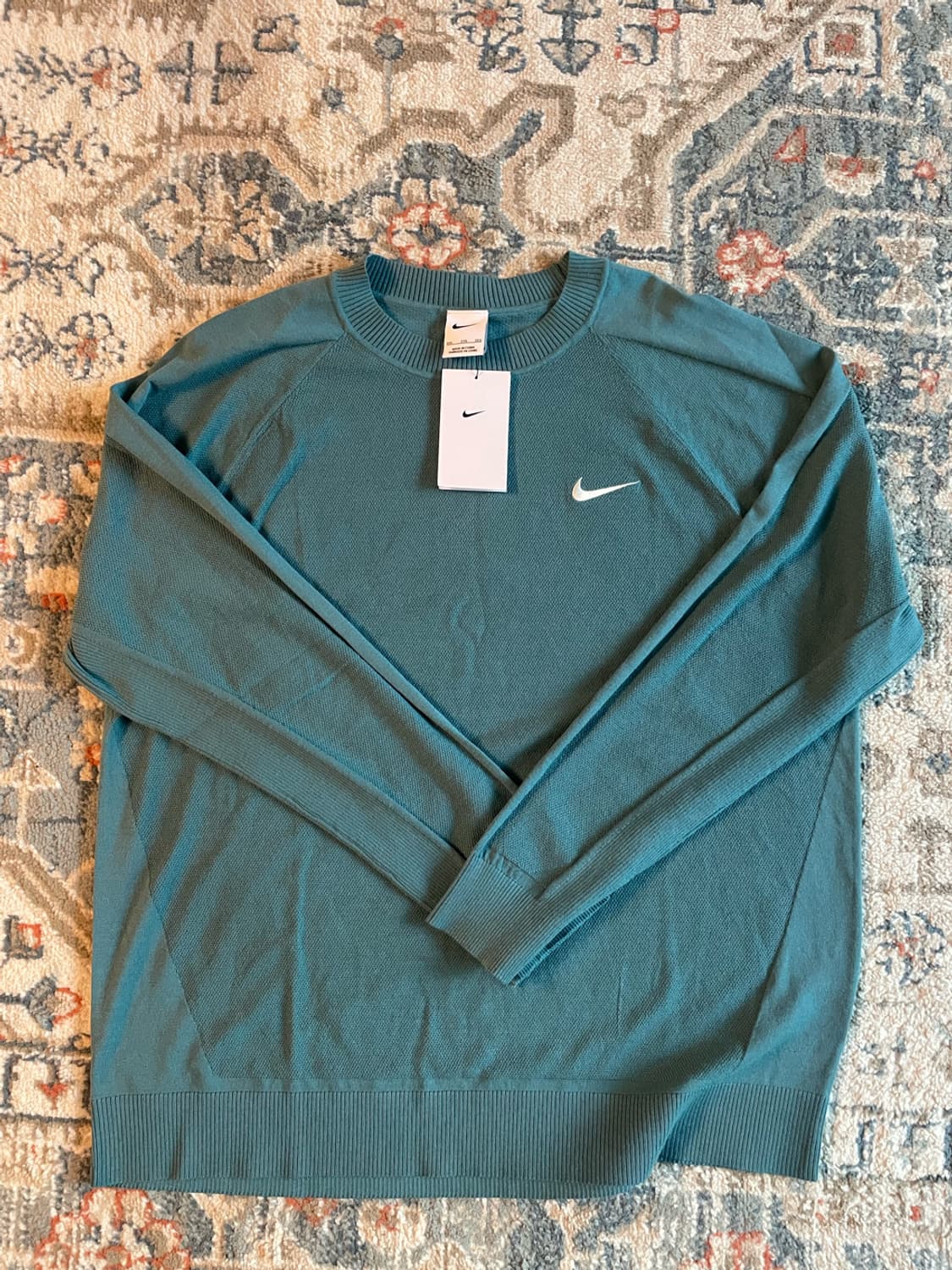 나이키 투어 골프 스웨터 미네랄 틸 니트 (새제품. XXL) 상품이미지1