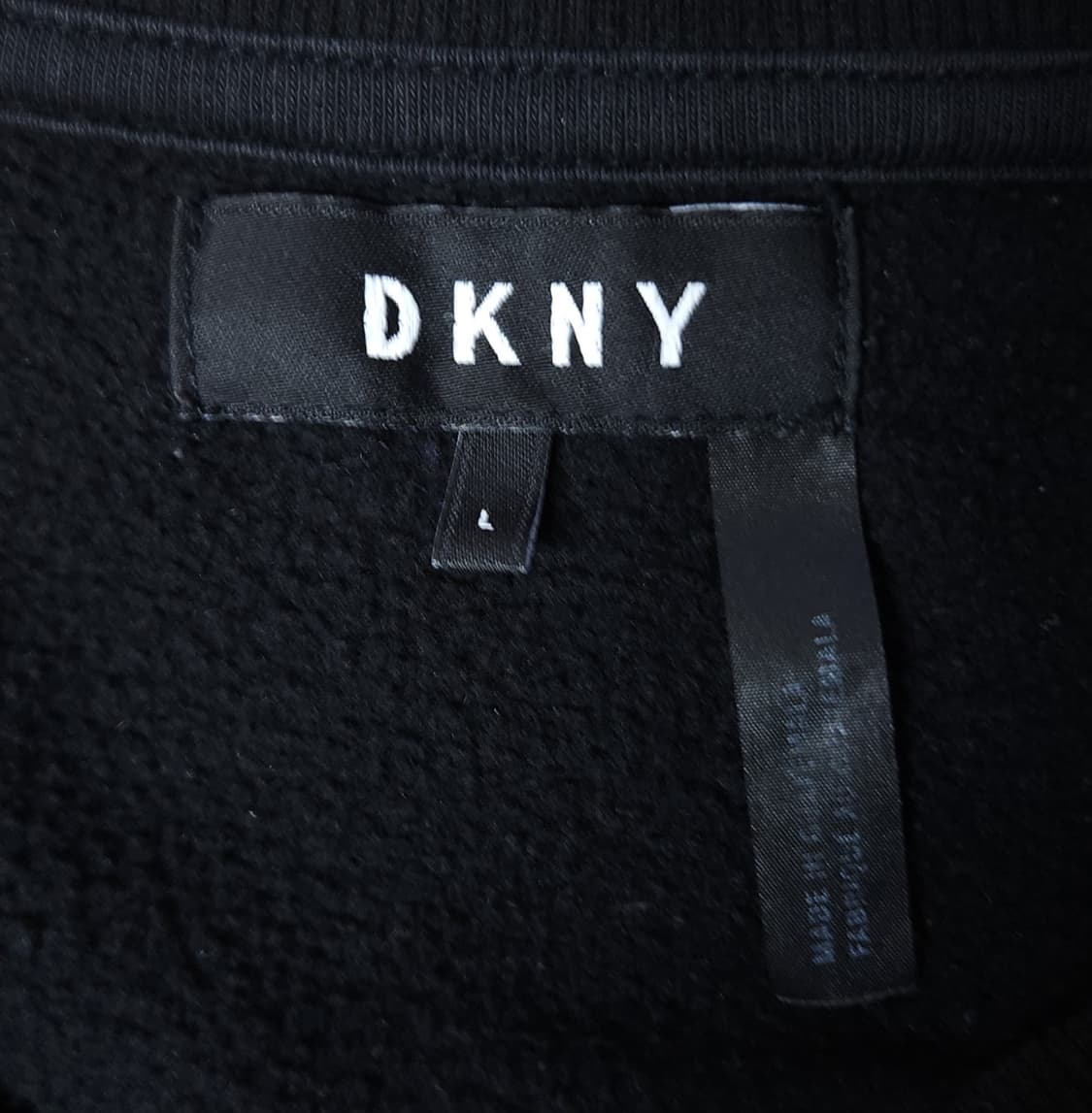 DKNY (도나카란뉴욕) 더블페이스 박스로고 스웨트 셔츠, 기모 맨투맨 상품이미지3