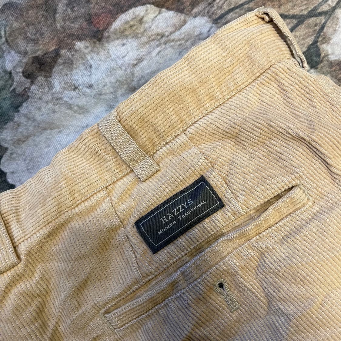 헤지스 빈티지 베이지 코듀로이팬츠 92 상품이미지3