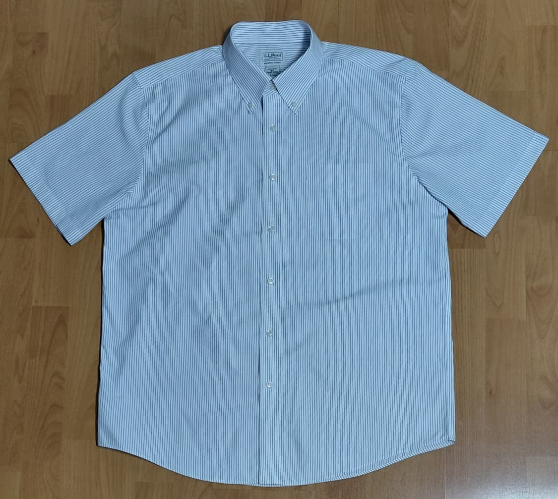 [L.L.Bean] 엘엘빈 핀스트라이프 반팔 셔츠 (16 1/2 사이즈) 상품이미지2