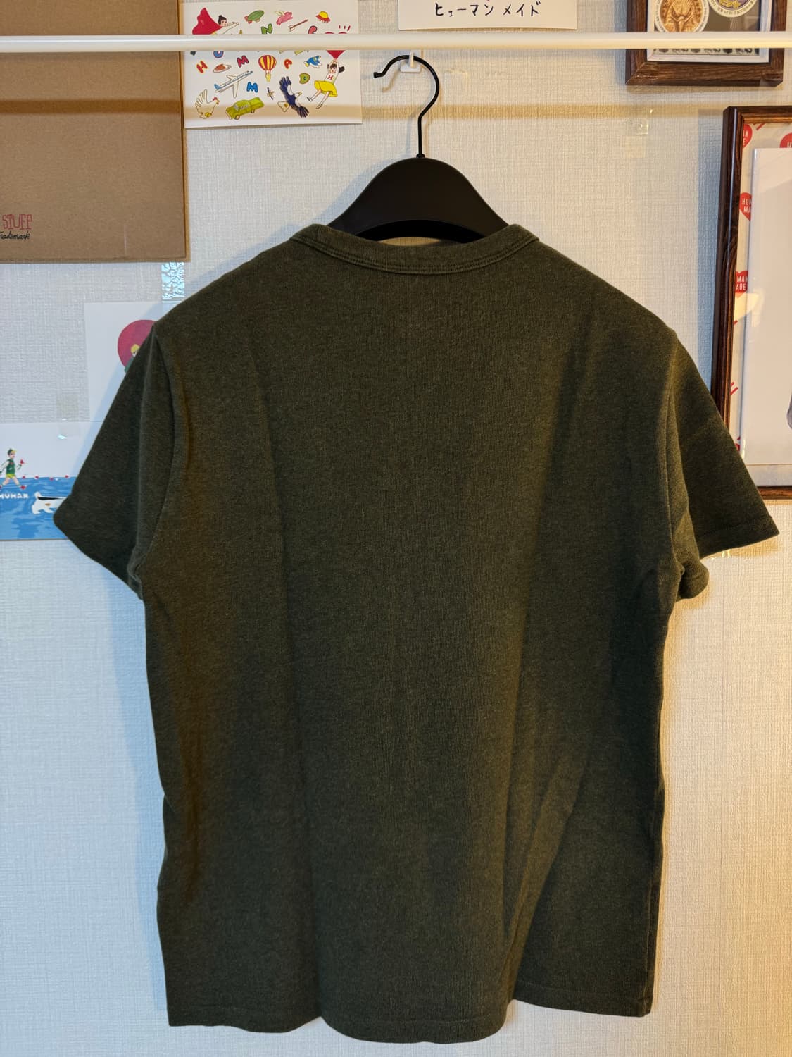 [M]폴로 랄프로렌 빅포니로고 코튼 반팔티 카키 상품이미지2