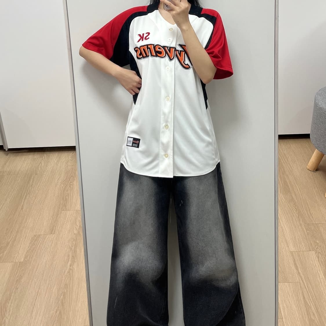 SK 와이번스 노마킹 패밀리데이 반팔 유니폼 상품이미지1