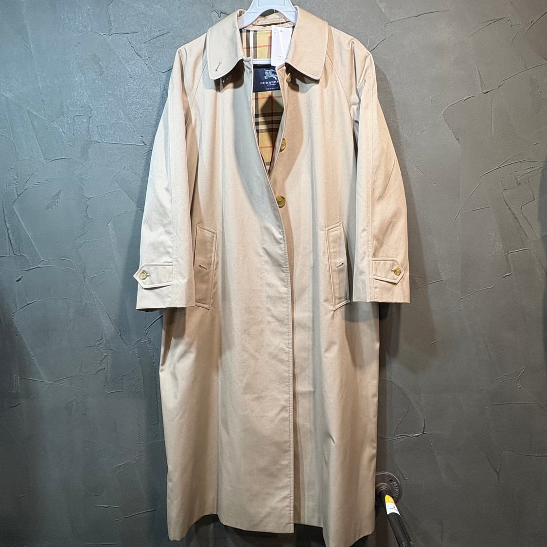 [8] BURBERRY 버버리 베이지 싱글 트렌치 코트 상품이미지1