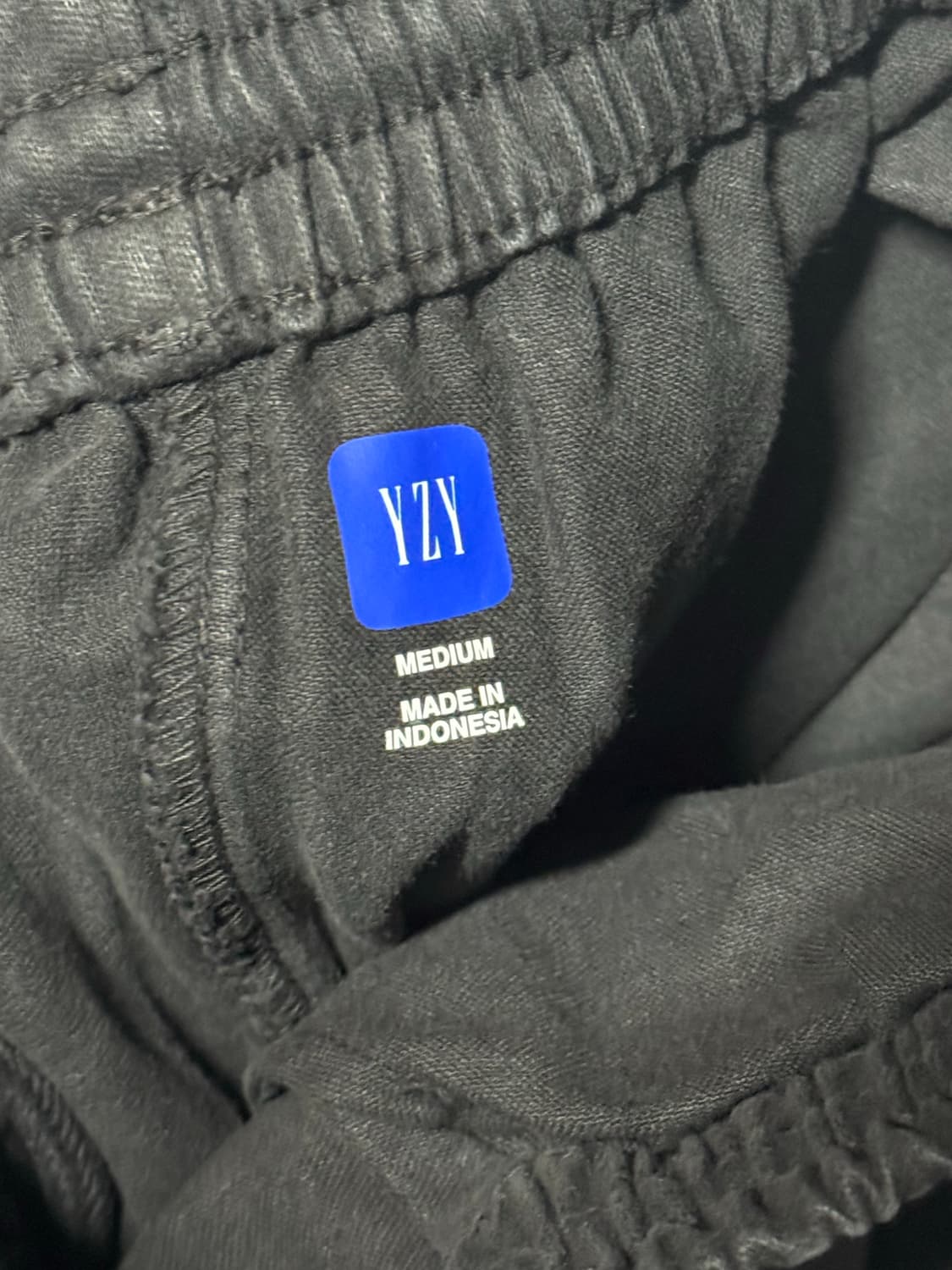 이지갭 YEEZYGAP 사틴카고팬츠 M 블랙 상품이미지3