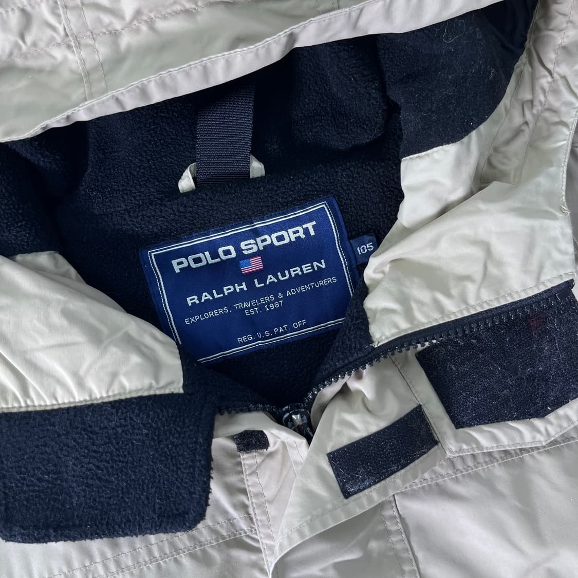 110 폴로랄프로렌 스포츠 누빔 베이지 점퍼 상품이미지2