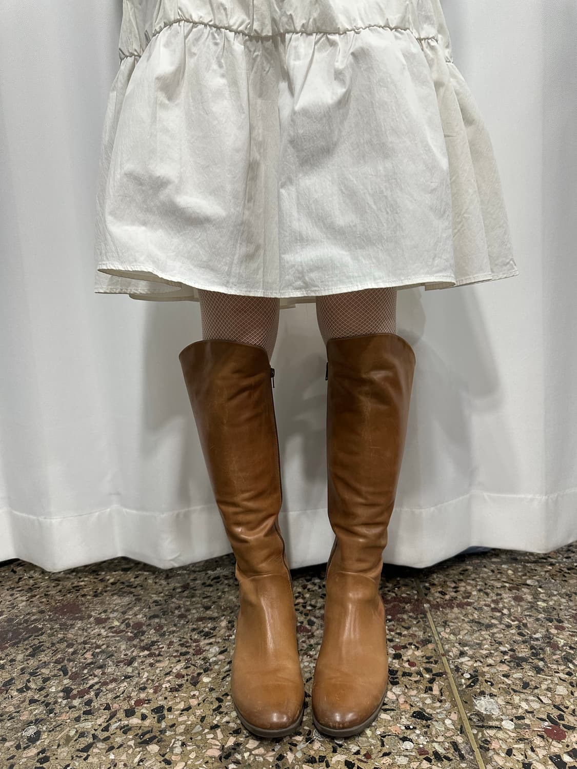 vabeene leather laceup boots 상품이미지4