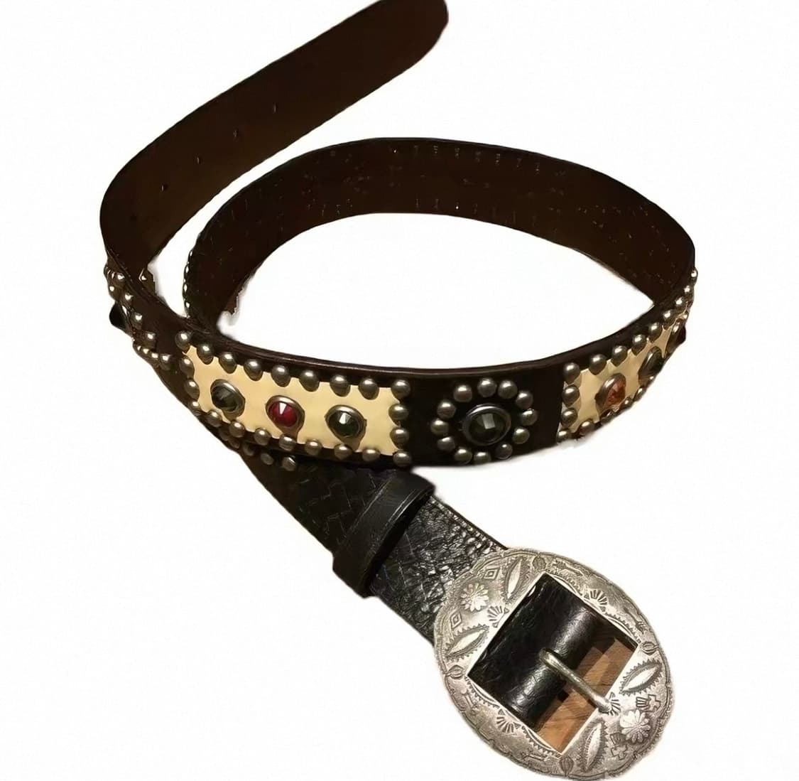 빈티지 더블알엘 RRL스타일 젬스톤 벨트  상품이미지4