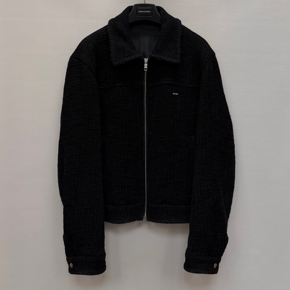 우영미 트위드 집업 자켓 (105)  상품이미지3