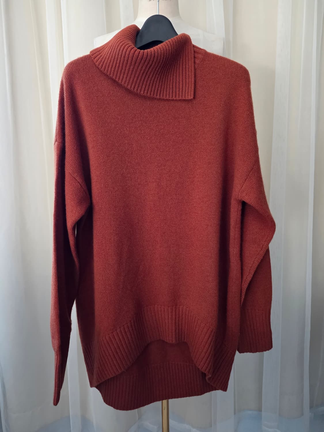 조세프 오렌지  죠셉 브라운 넥 니트 스웨터 joseph 상품이미지7