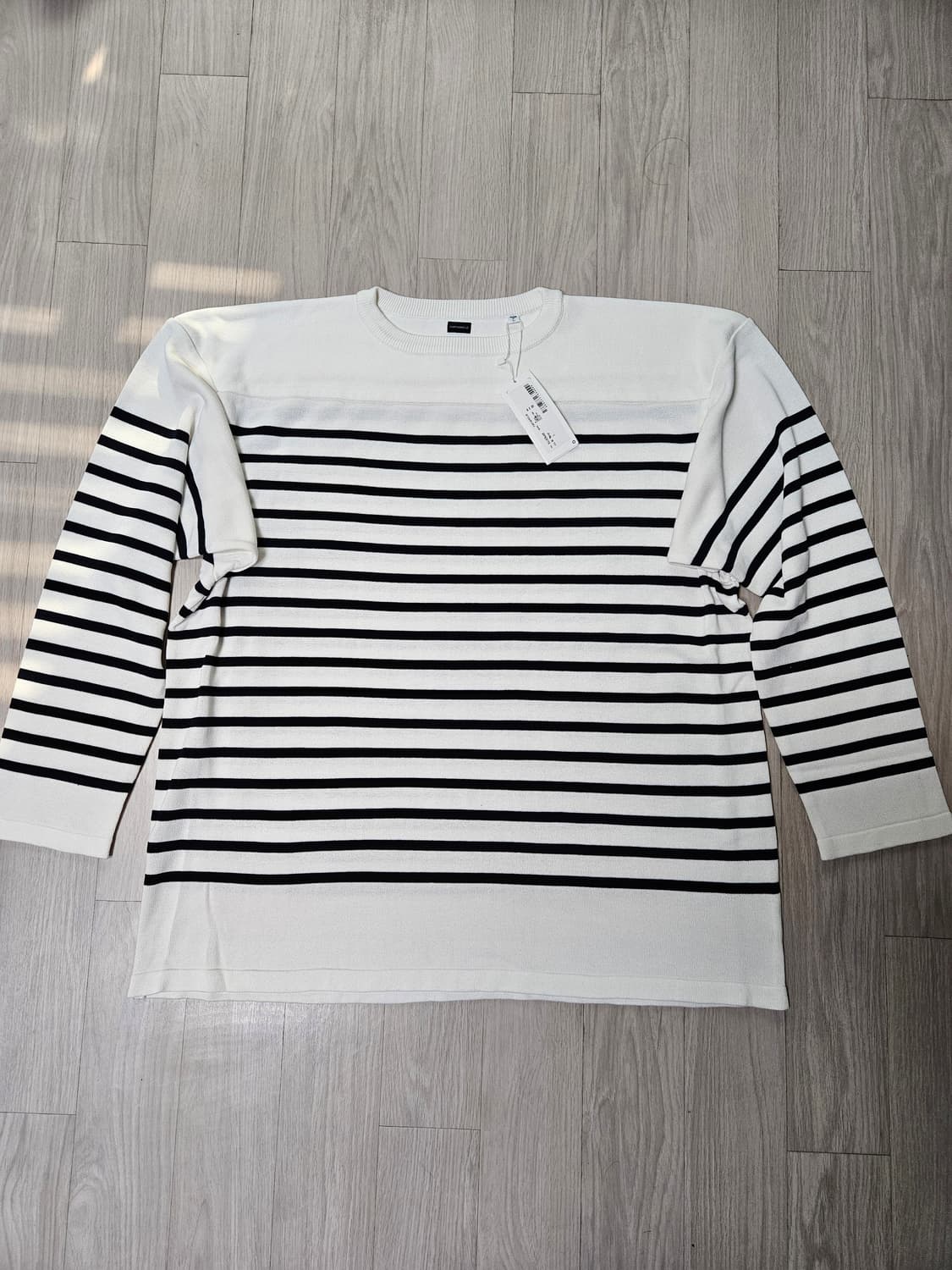 nanamica 나나미카 Paper Knit Stripe Crew 새제품 상품이미지6