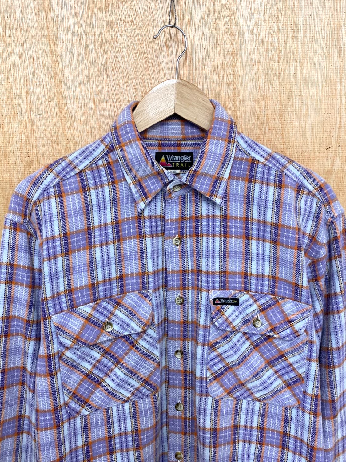 90's WRANGLER work shirts 90년대 랭글러 체크 셔츠 상품이미지5