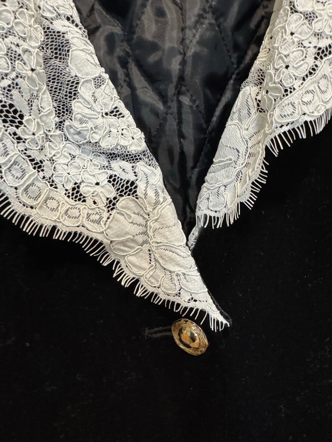 Jull-log 줄로그 레이스카라 벨벳자켓 상품이미지4