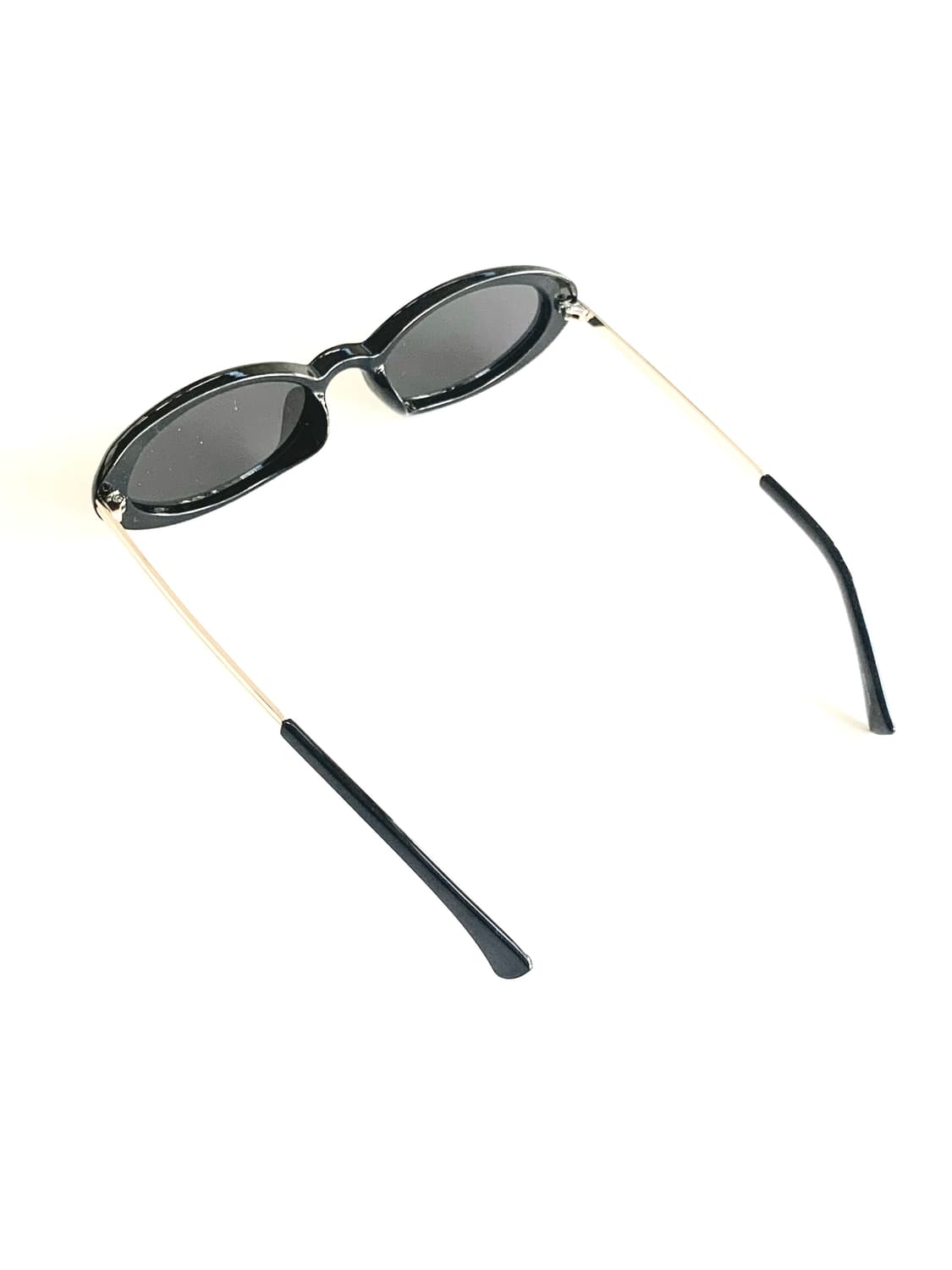 레트로 긱시크 오벌 블랙Y2K 선글라스 상품이미지5