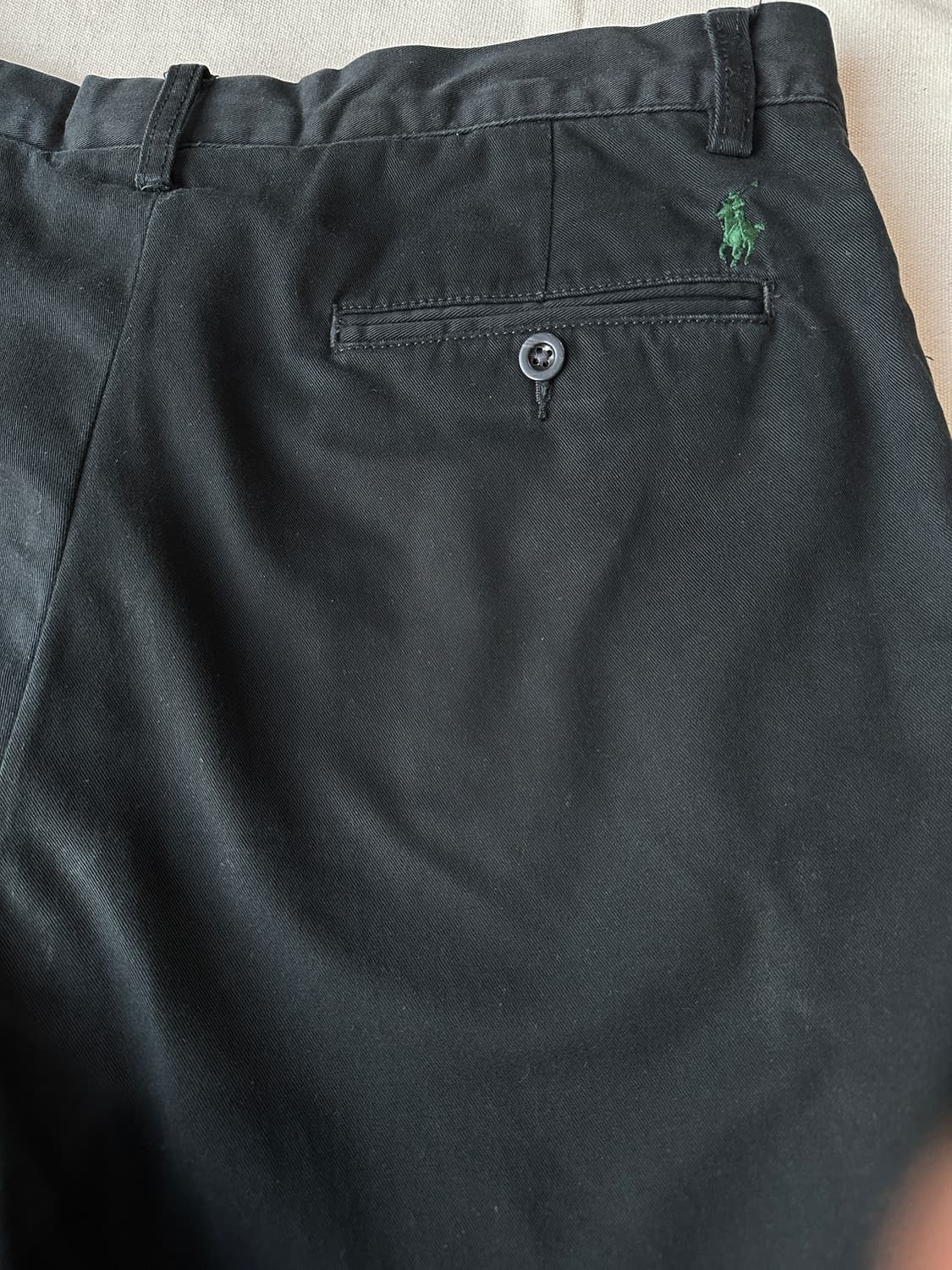 폴로 블랙 치노 팬츠 32x30 상품이미지5