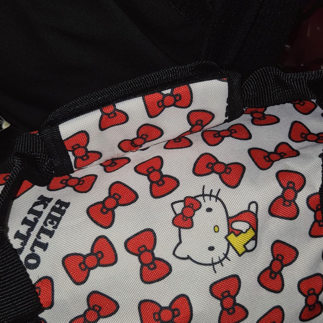 13s 헬로키티 레드 리본 3way 보스턴백 상품이미지6